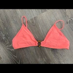 Coral Aerie bathing suit top